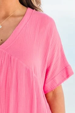 Just The Two Of Us Dress, Pink -Chic Soul Store JustTheTwoOfUsDress Pink 4