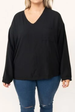 Just Wait And See Top, Black -Chic Soul Store JustWaitAndSeeTop Black 2