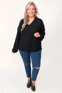 Just Wait And See Top, Black -Chic Soul Store JustWaitAndSeeTop Black 3