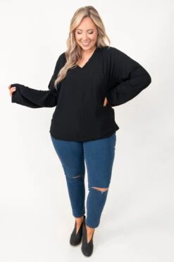 Just Wait And See Top, Black -Chic Soul Store JustWaitAndSeeTop Black 5