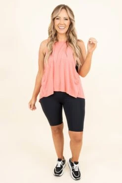 Keep Grooving Tank, Light Pink -Chic Soul Store KeepGroovingTank LightPink 9771