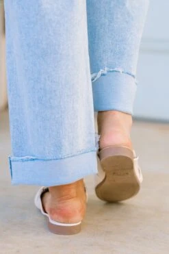 Keep Holding On Mules, Ivory -Chic Soul Store KeepHoldingOnMules Ivory 5