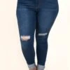 Keep The Confidence Jeans, Dark Wash 1 Keep The Confidence Jeans, Dark Wash -Chic Soul Store KeepTheConfidenceJeans DarkWash 5
