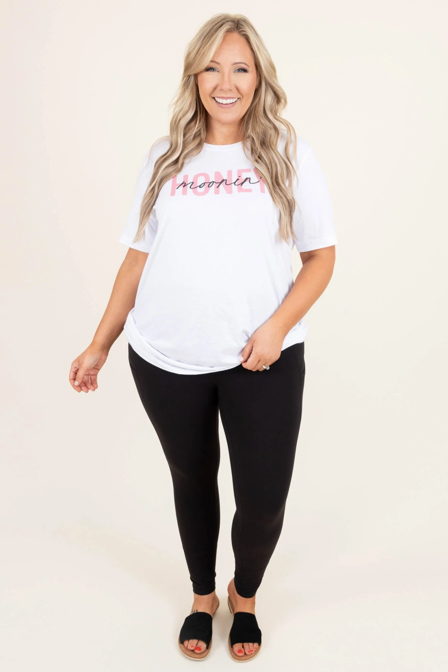 Keep The Motivation Leggings, Black 4 Keep The Motivation Leggings, Black - Image 2