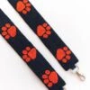 Keep Your Paws On The Ball Beaded Purse Strap, Navy Orange -Chic Soul Store KeepYourPawsOnTheBallBeadedPurseStrap NavyOrange 0351