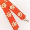 Keep Your Paws On The Ball Beaded Purse Strap, White Orange -Chic Soul Store KeepYourPawsOnTheBallBeadedPurseStrap WhiteOrange