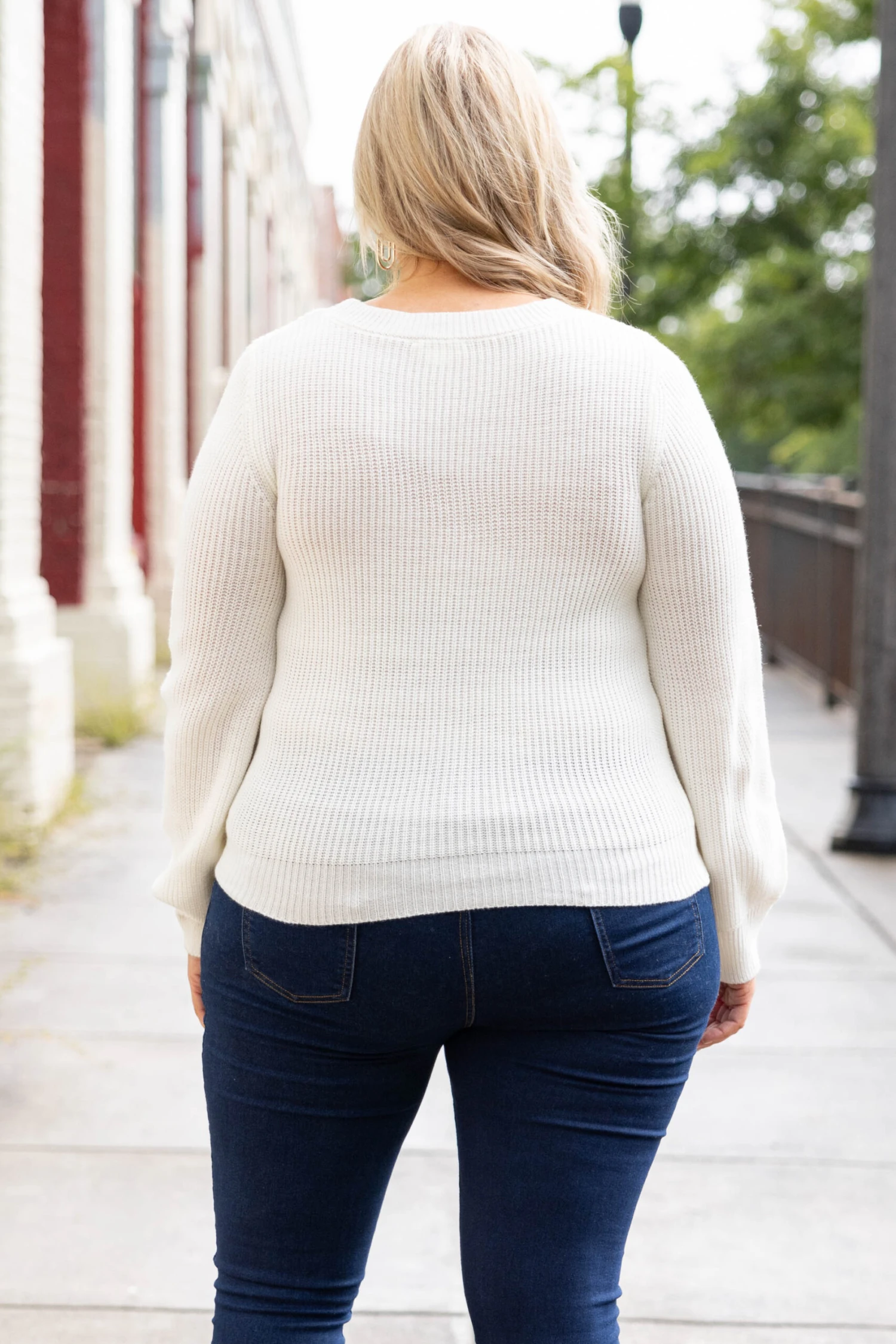 Keeping Along Sweater, White 7 Keeping Along Sweater, White - Image 5