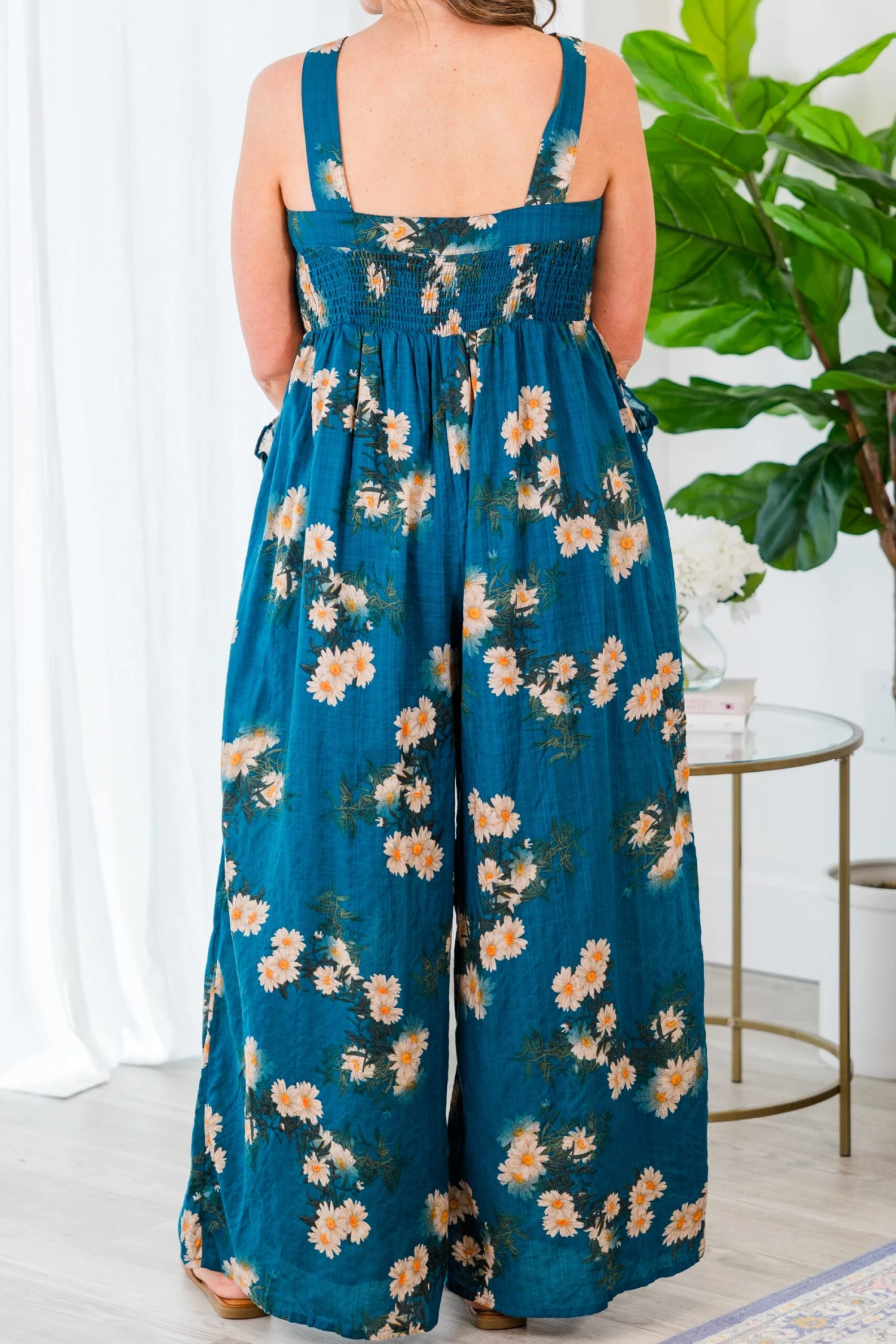 Keeping Interest Jumpsuit, Teal 9 Keeping Interest Jumpsuit, Teal - Image 7