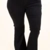 Keeping It Real Flare Jeans, Black 2 Keeping It Real Flare Jeans, Black -Chic Soul Store KeepingItRealFlareJeans Black 9602