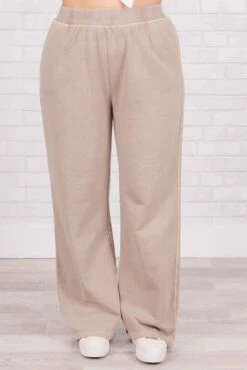 Keeping It Simple Pants, Ash Mocha -Chic Soul Store KeepingItSimplePants AshMocha 3
