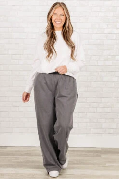 Keeping It Simple Pants, Charcoal 10 Keeping It Simple Pants, Charcoal -Chic Soul Store KeepingItSimplePants Charcoal 5