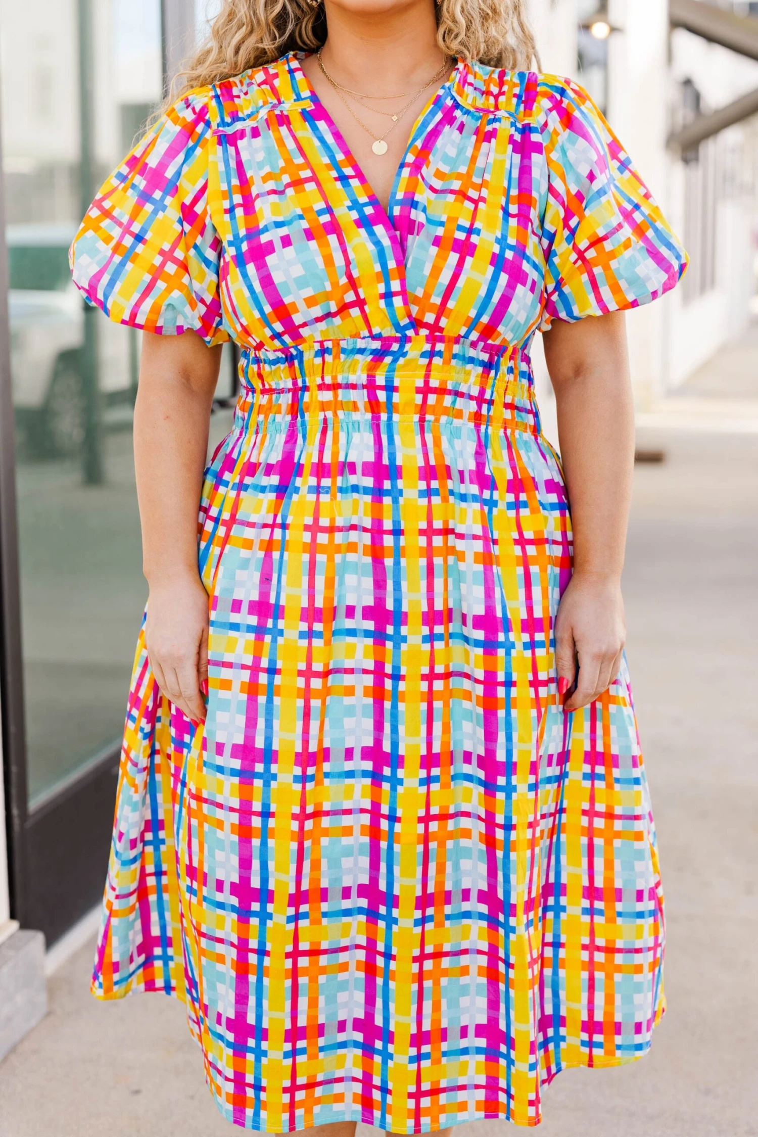 Keeping My Streaks Dress, Multi 7 Keeping My Streaks Dress, Multi - Image 5