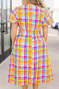 Keeping My Streaks Dress, Multi 13 Keeping My Streaks Dress, Multi -Chic Soul Store KeepingMyStreaksDress Multi