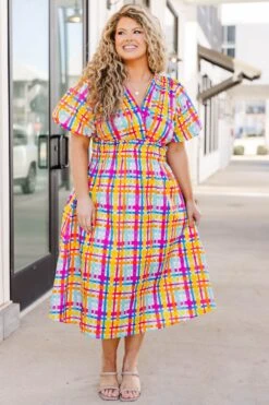 Keeping My Streaks Dress, Multi 10 Keeping My Streaks Dress, Multi -Chic Soul Store KeepingMyStreaksDress Multi 4