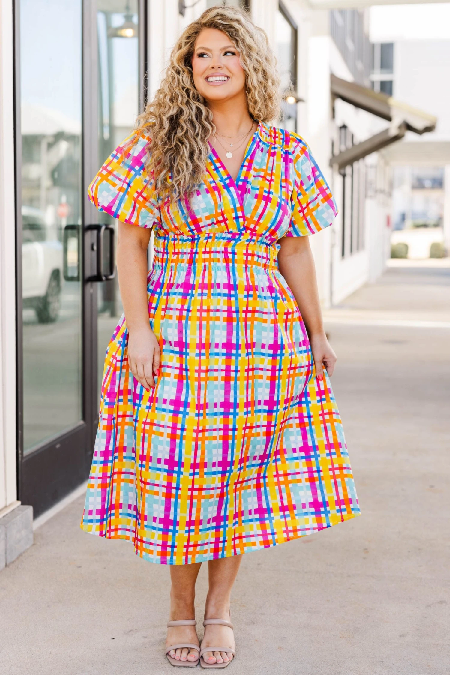 Keeping My Streaks Dress, Multi 5 Keeping My Streaks Dress, Multi - Image 3