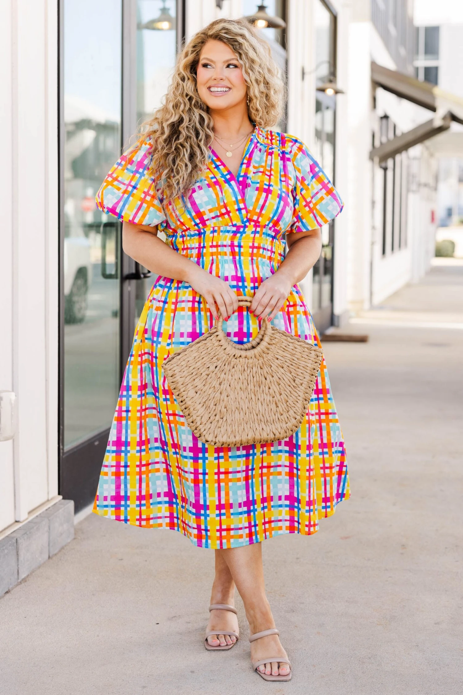 Keeping My Streaks Dress, Multi 6 Keeping My Streaks Dress, Multi - Image 4