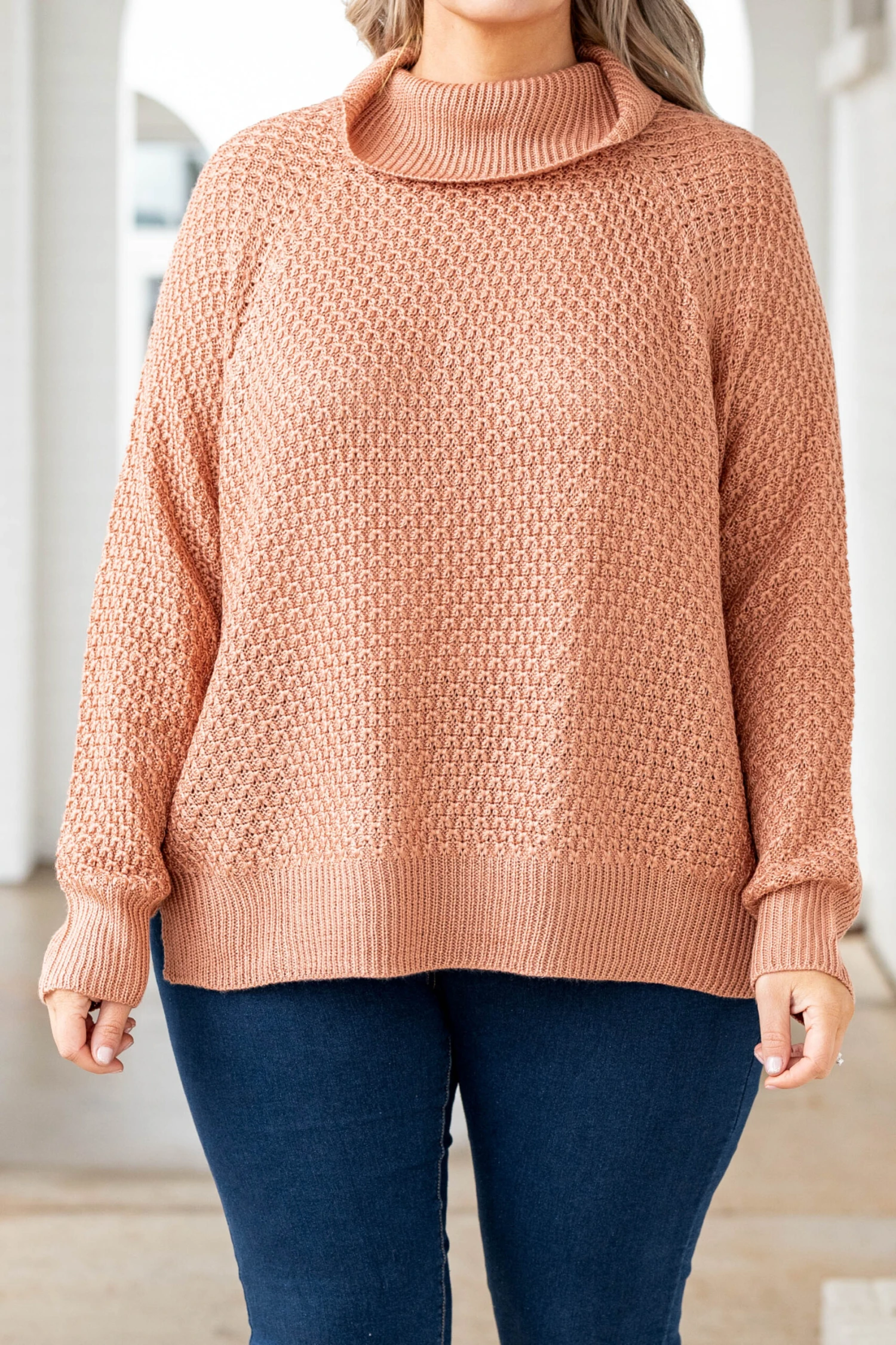 Kick It Together Sweater, Ginger Coral 6 Kick It Together Sweater, Ginger Coral - Image 4