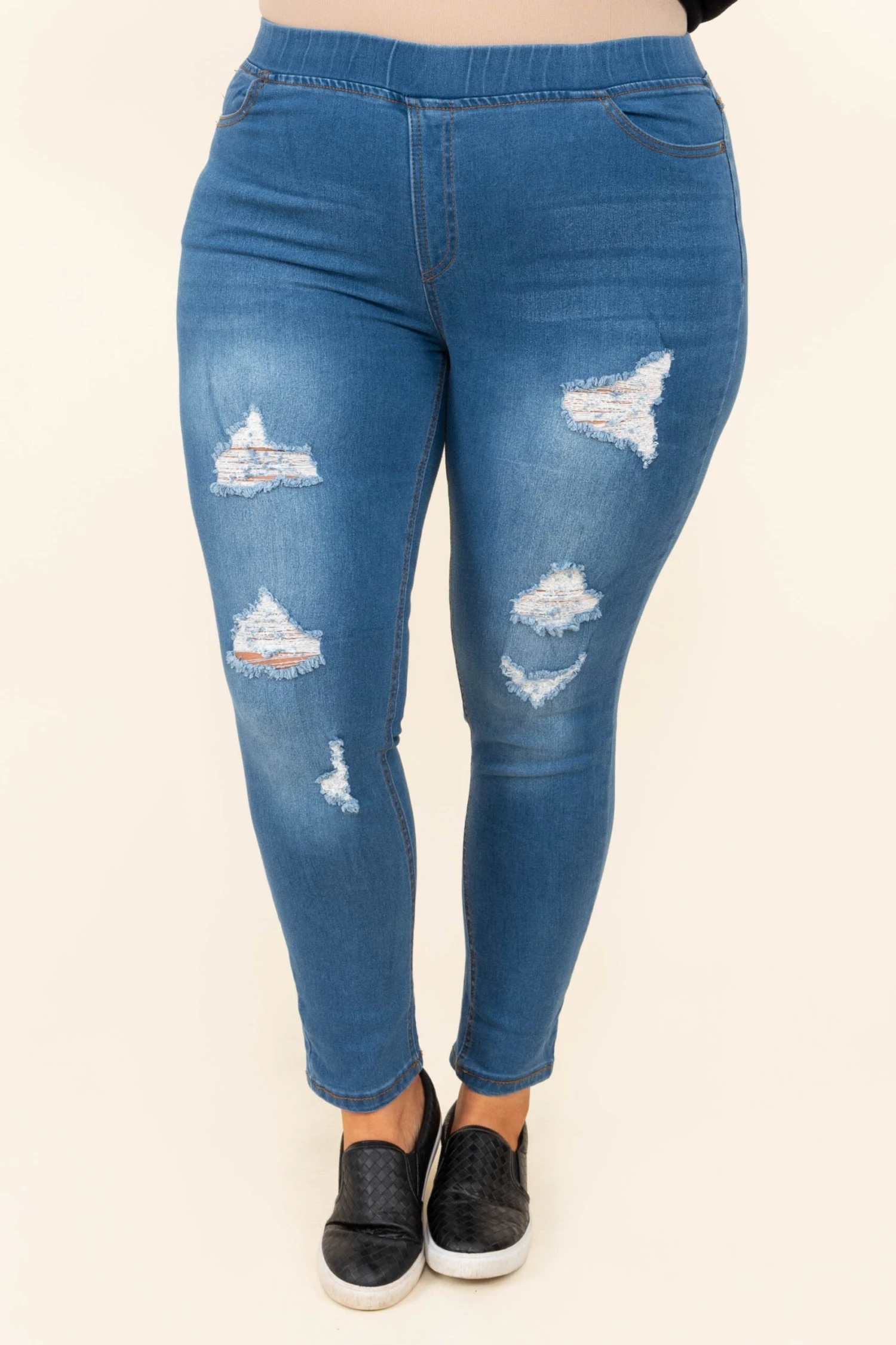 Know That You're Home Jeggings, Medium Wash 4 Know That You're Home Jeggings, Medium Wash - Image 2