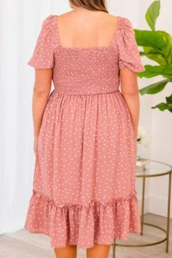 Lady Madonna Dress, Mauve -Chic Soul Store LadyMadonnaDress Mauve 1