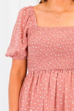 Lady Madonna Dress, Mauve -Chic Soul Store LadyMadonnaDress Mauve 2 2