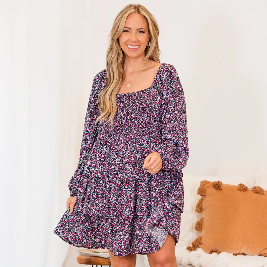 Laughter And Lilies Dress, Black 3 Laughter And Lilies Dress, Black