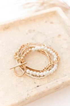 Layered Love Bracelet, Gold