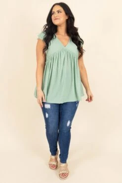 Leave It Behind Jeggings, Medium Blue -Chic Soul Store LeaveItBehindJeggings MediumBlue 4 2