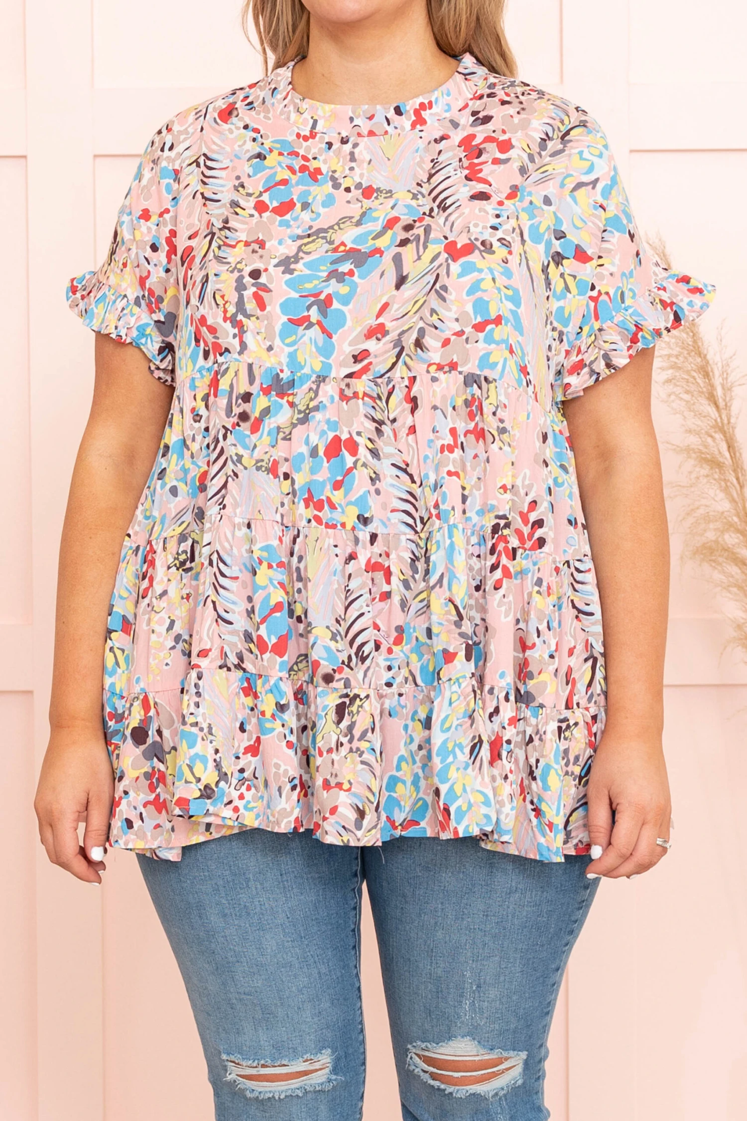 Leave It Behind Top, Mauve Multi 6 Leave It Behind Top, Mauve Multi - Image 4