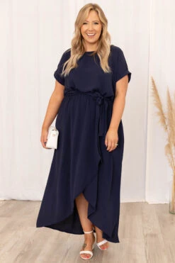 Leave 'Em Stunned Dress, Navy 10 Leave 'Em Stunned Dress, Navy -Chic Soul Store Leave EmStunnedDress Navy 6932