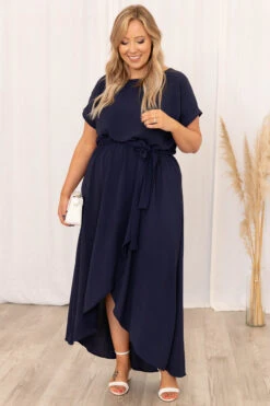 Leave 'Em Stunned Dress, Navy 9 Leave 'Em Stunned Dress, Navy -Chic Soul Store Leave EmStunnedDress Navy 6934