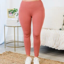 Let It Be Leggings, Brier Rose