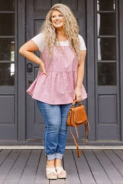 Let Me Breathe Top, Red 11 Let Me Breathe Top, Red -Chic Soul Store LetMeBreathTop Red 7