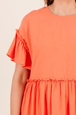 Let Me See You Dress, Coral 13 Let Me See You Dress, Coral -Chic Soul Store LetMeSeeYouDress Coral 4