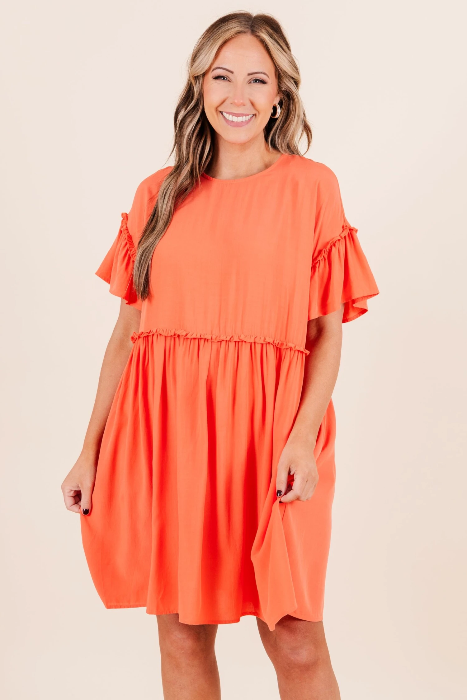 Let Me See You Dress, Coral 4 Let Me See You Dress, Coral - Image 2