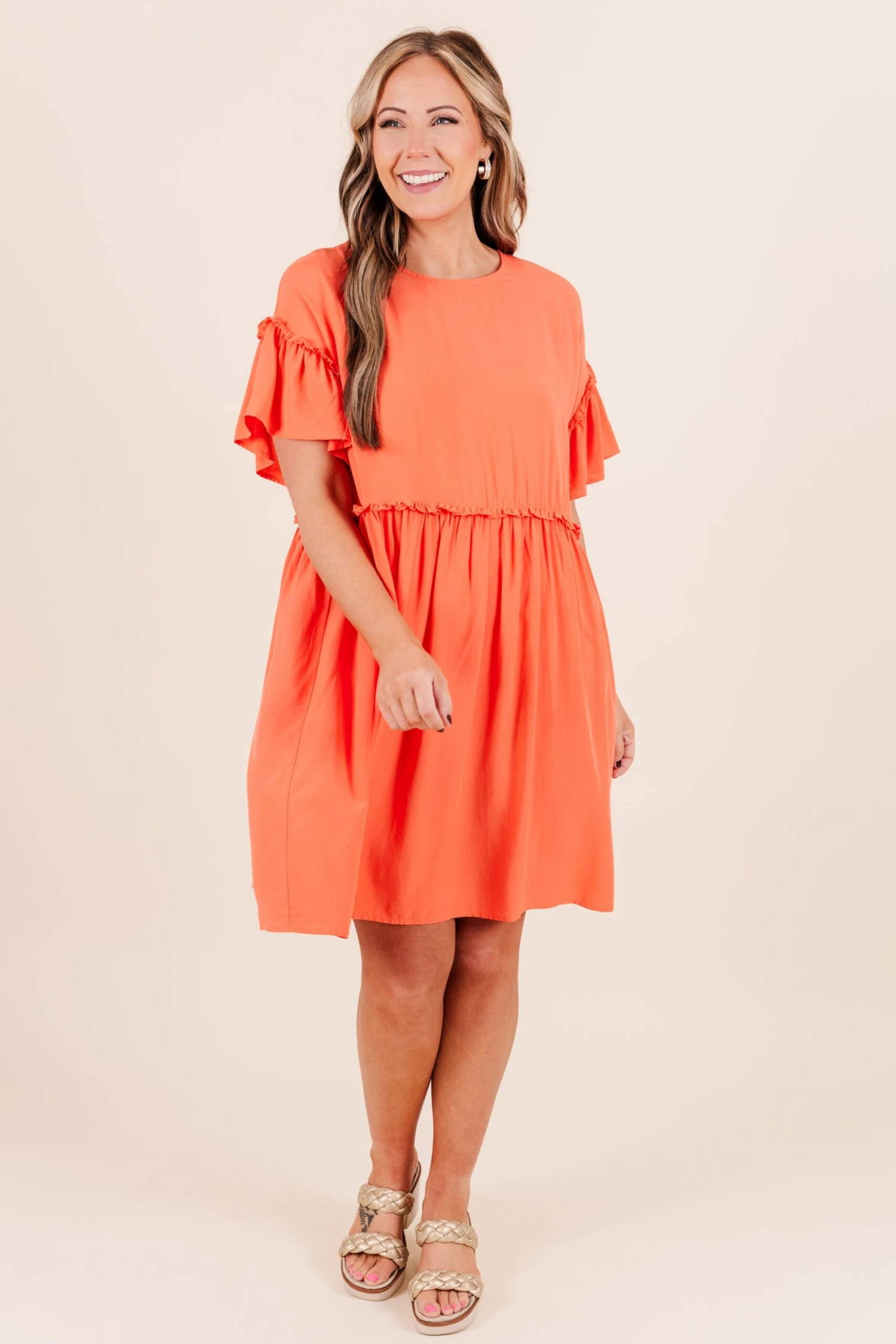 Let Me See You Dress, Coral 5 Let Me See You Dress, Coral - Image 3