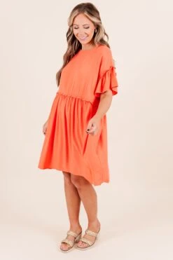 Let Me See You Dress, Coral 12 Let Me See You Dress, Coral -Chic Soul Store LetMeSeeYouDress Coral 7