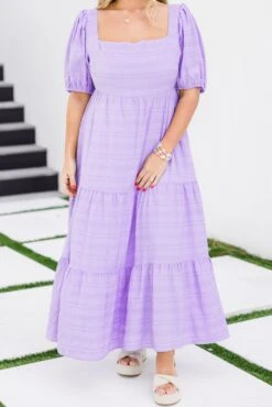 Let's Get Away Dress, Lavender -Chic Soul Store Let sGetAwayDress Lavender 2