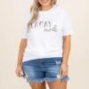 Let's Get Into Vacay Mode Tee, White 1 Let's Get Into Vacay Mode Tee, White -Chic Soul Store Let sGetIntoVacayModeTee White 8137