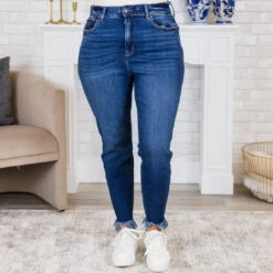 Let's Go Places Jeans, Dark Wash