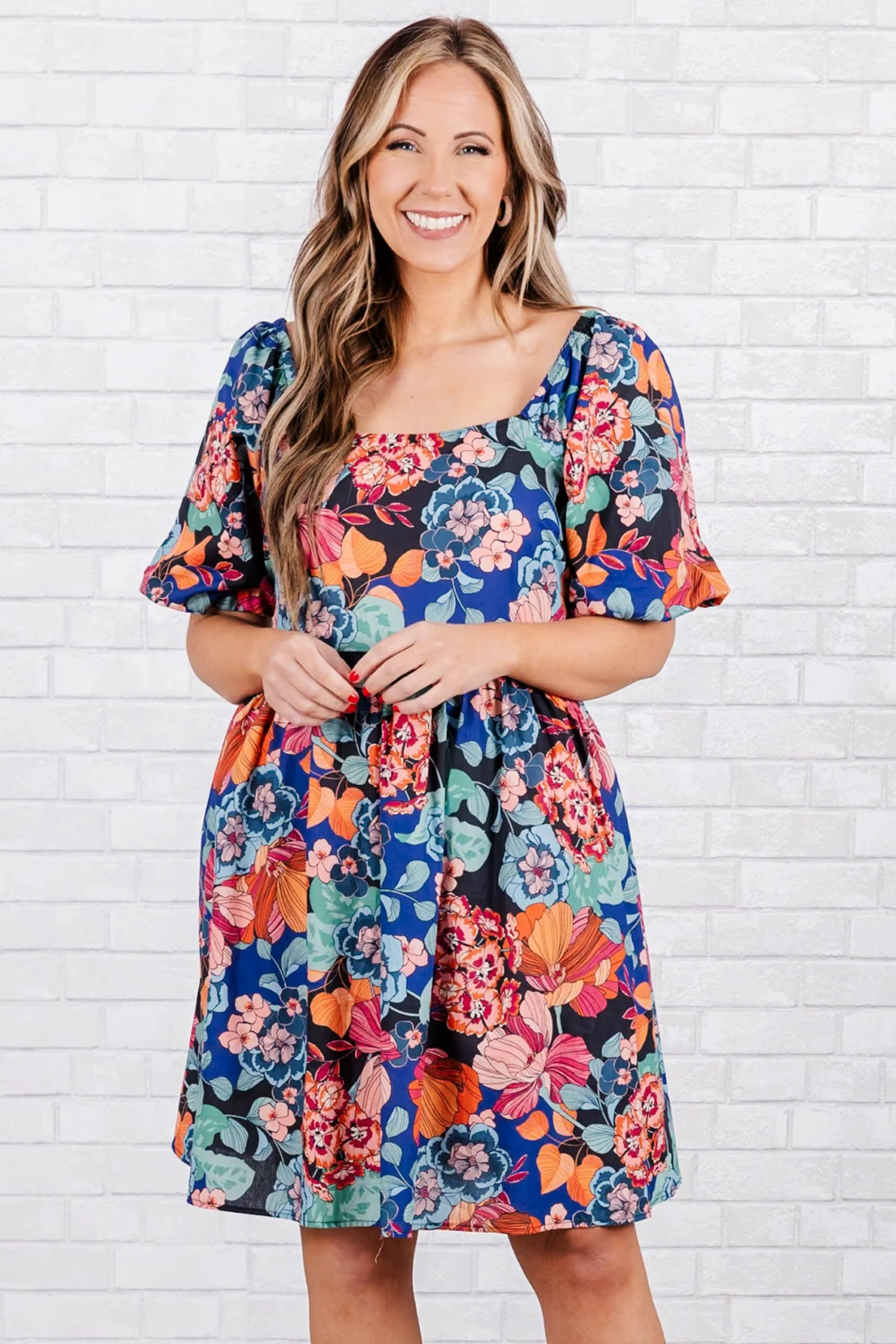 Let's Make It Work Dress, Blue 3 Let's Make It Work Dress, Blue