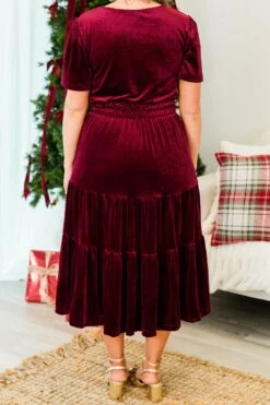 Letters From You Midi Dress, Wine 15 Letters From You Midi Dress, Wine -Chic Soul Store LettersFromYouMidiDress Wine 6 1