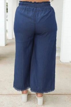 Light And Free Pants, Dark Denim 10 Light And Free Pants, Dark Denim -Chic Soul Store LightAndFreePants DarkDenim 1