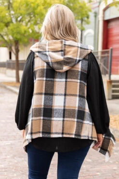 Light The Fireplace Vest, Brown -Chic Soul Store LightTheFireplaceVest Brown 1708