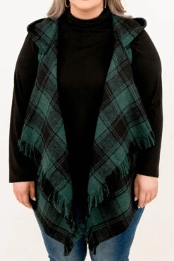 Light The Fireplace Vest, Green -Chic Soul Store LightTheFireplaceVest Green 2894