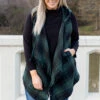 Light The Fireplace Vest, Green -Chic Soul Store LightTheFireplaceVest Green 8172
