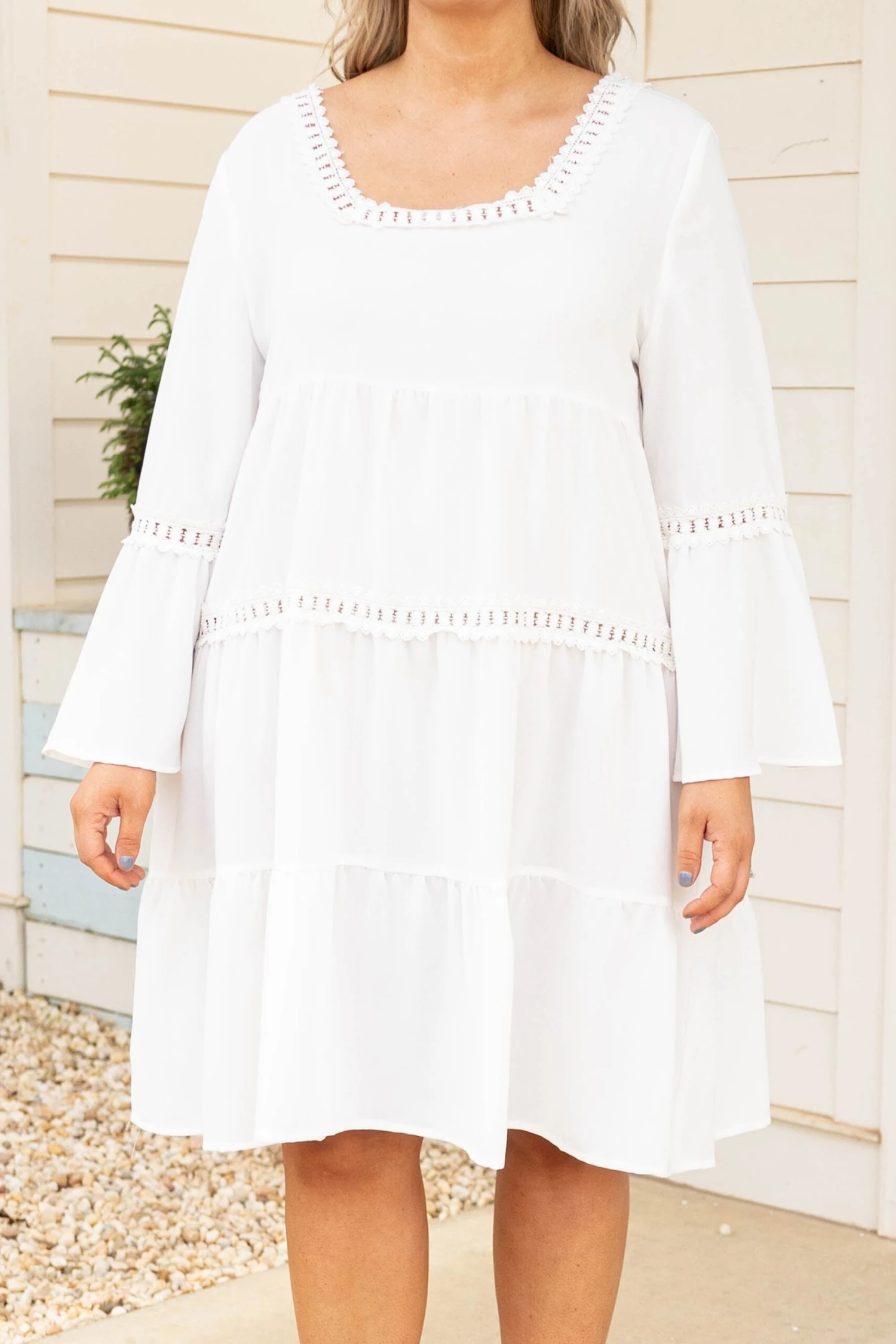 Listen To My Heart Dress, White 6 Listen To My Heart Dress, White - Image 4