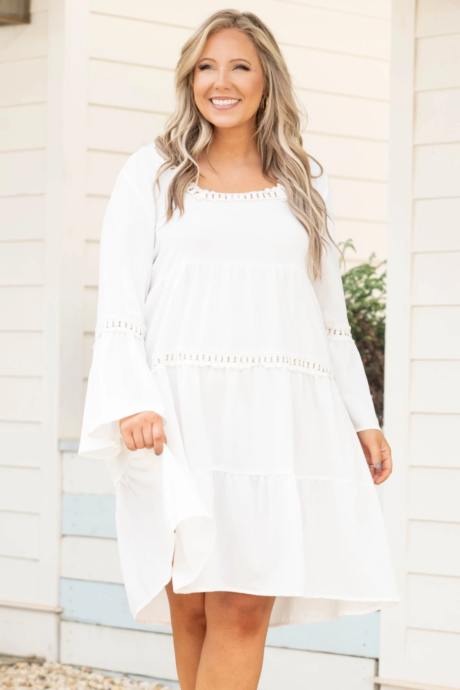 Listen To My Heart Dress, White 3 Listen To My Heart Dress, White