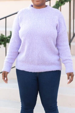 Listen To The Words Sweater, Purple 11 Listen To The Words Sweater, Purple -Chic Soul Store ListenToTheWordsSweater Purple 9244