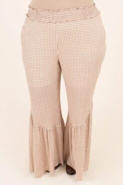 Lively Days Pants, Camel Ivory 10 Lively Days Pants, Camel Ivory -Chic Soul Store LivelyDaysPants CamelIvory 0638