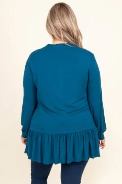 Lively Experiences Tunic, Blue 12 Lively Experiences Tunic, Blue -Chic Soul Store LivelyExperiencesTunic Blue 9915